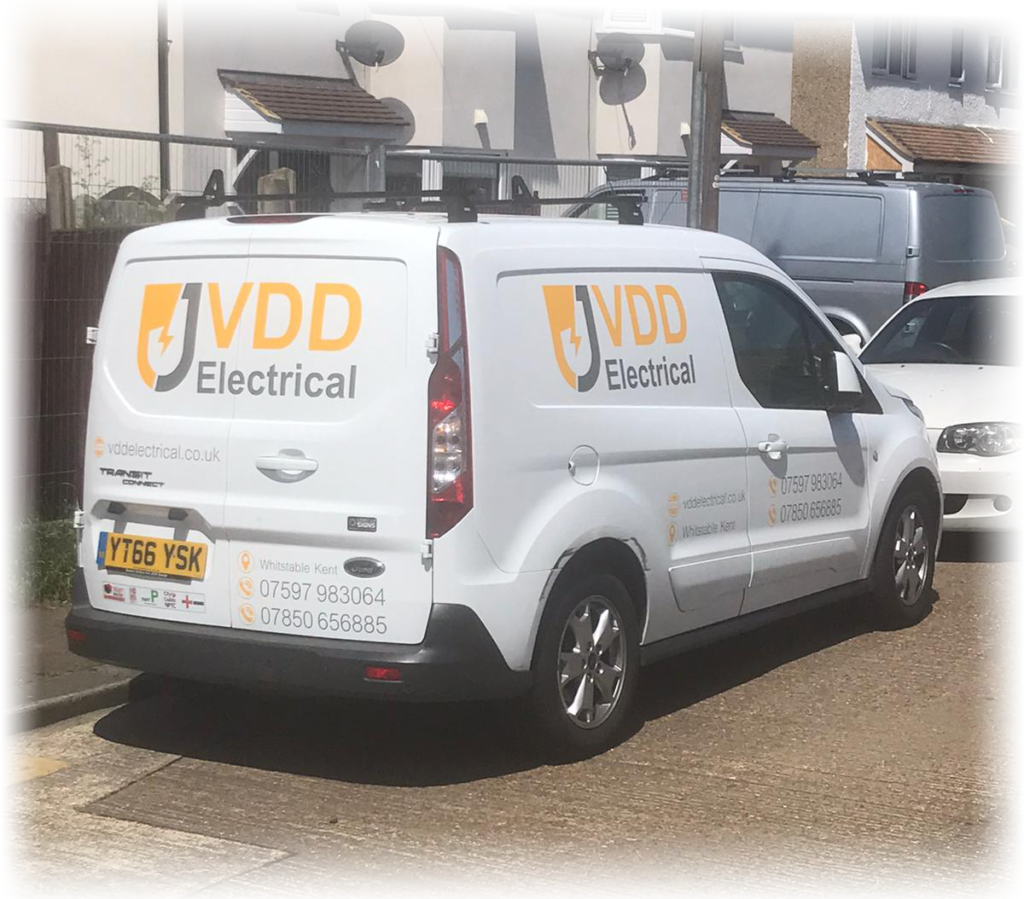 Rich results on Google's SERP when searching for 'Kent Electrician' and 'VDD Electrical'